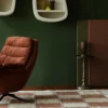 Vakken vloerkleed terra beige - Dutchbone Gambit
