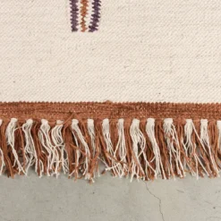 Vakken vloerkleed terra beige - Dutchbone Gambit