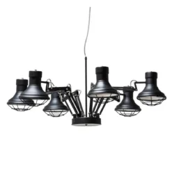 Verstelbare hanglamp zwart - Kare Design Spider Multi