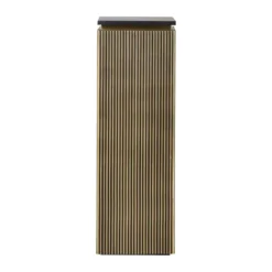 Vierkante zuil goud met ribbels - Richmond Interiors Ironville