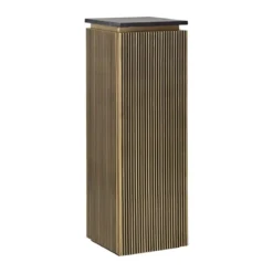 Vierkante zuil goud met ribbels - Richmond Interiors Ironville