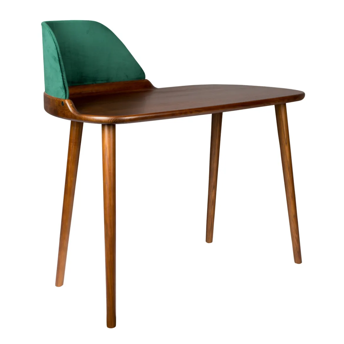 Vintage bureau met groen fluweel - Dutchbone Finn
