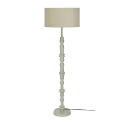 Vintage vloerlamp met fluweel - Zuiver Totem