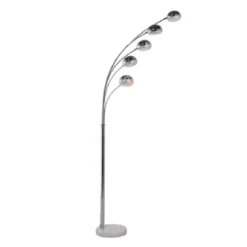 Vloerlamp chroom - Kare Design Five Fingers
