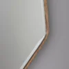 Walnoot spiegel geometrisch - Dutchbone Basil