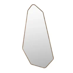 Walnoot spiegel geometrisch - Dutchbone Basil