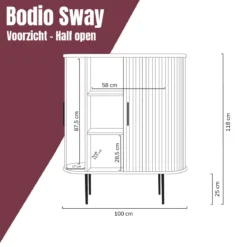 Wandkast - Bodio Sway