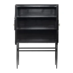 Wandkast zwart wit op hoge poten - Richmond Interiors Mendoza
