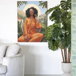 Wandkleed in frame - Urban Cotton Mia