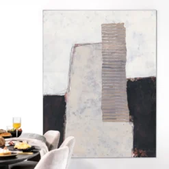 Wandkleed in frame - Urban Cotton Abstract 1