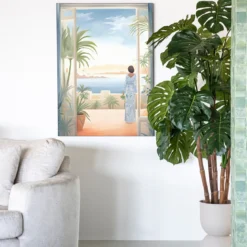 Wandkleed in frame - Urban Cotton Florine