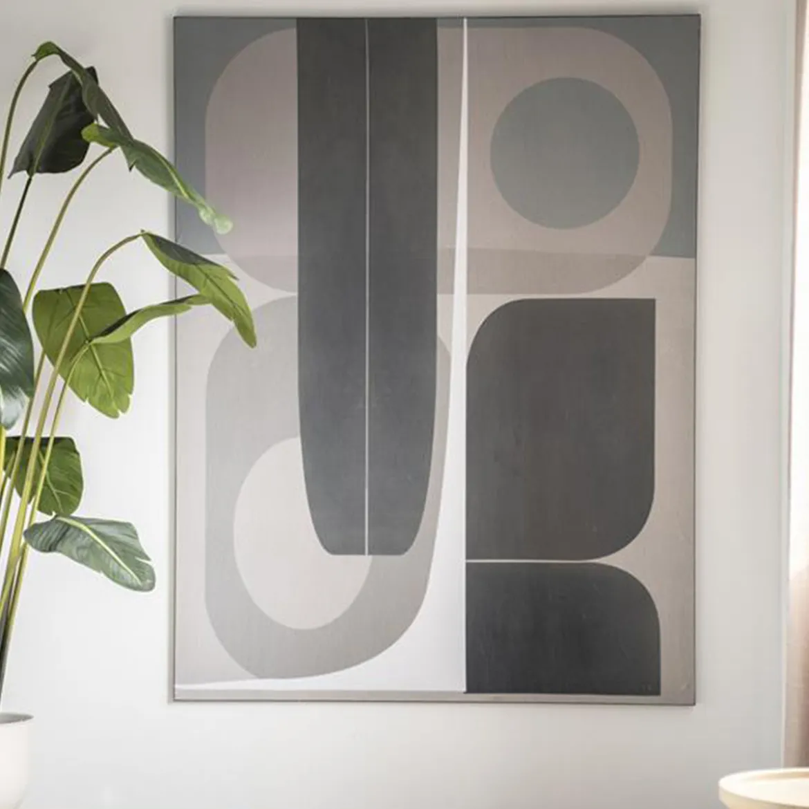Wandkleed in frame - Urban Cotton Delicate