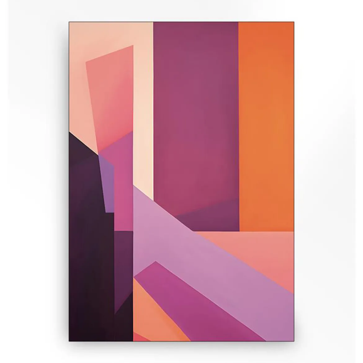 Wandkleed in frame - Urban Cotton Folded Lines