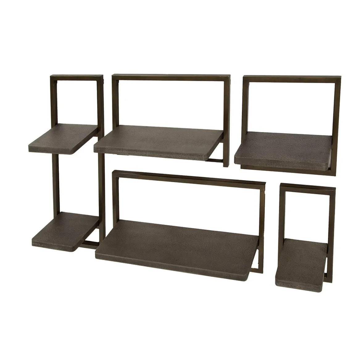 Wandschap set brons metaal - Giani Ferro