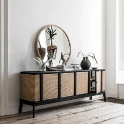 Webbing dressoir ronde hoeken 213 cm - Must Living Raffles