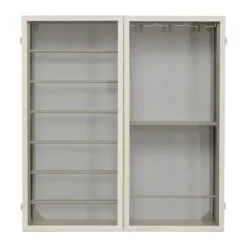 Wijnrek vitrine aan de muur - Kare Design Porto
