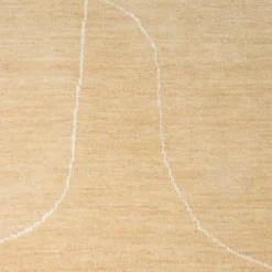 Zacht vloerkleed laagpolig beige - Zuiver Doodle