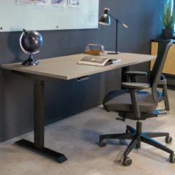 Zit sta bureau elektrisch zwart - Bodio Aspa