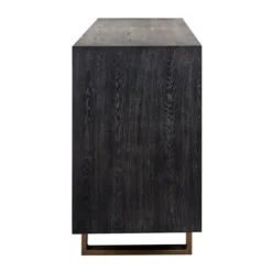 Zwart dressoir met goud - Richmond Interiors Hunter