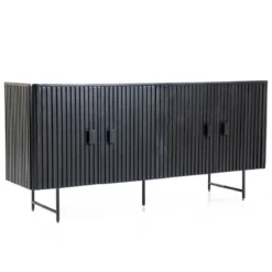 Zwart dressoir met ronde hoeken - Eleonora Remi