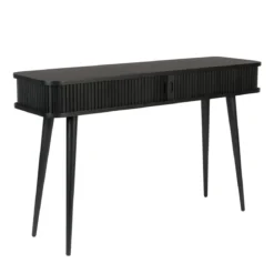 Zwarte design sidetable - Zuiver Barbier Black