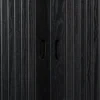 Zwarte design wandkast - Zuiver Barbier Black