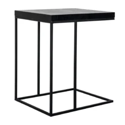 Zwarte laptoptafel eiken hout - Richmond Interiors Oakura