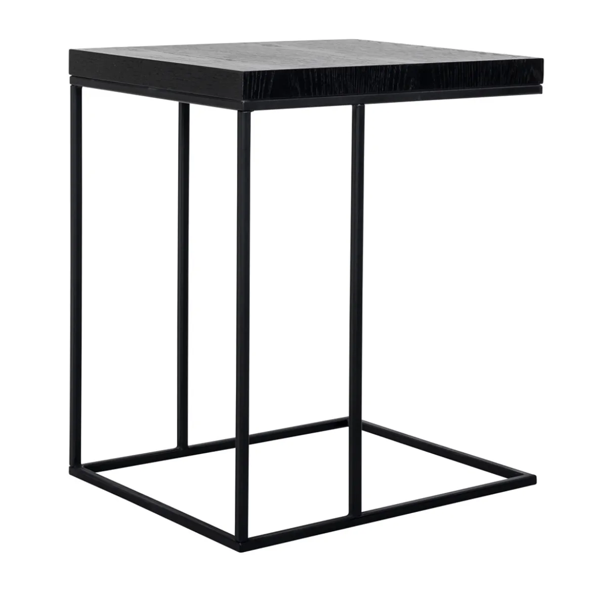 Zwarte laptoptafel eiken hout - Richmond Interiors Oakura