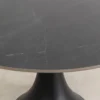 Zwarte ronde eettafel - Kare Design Possibilita