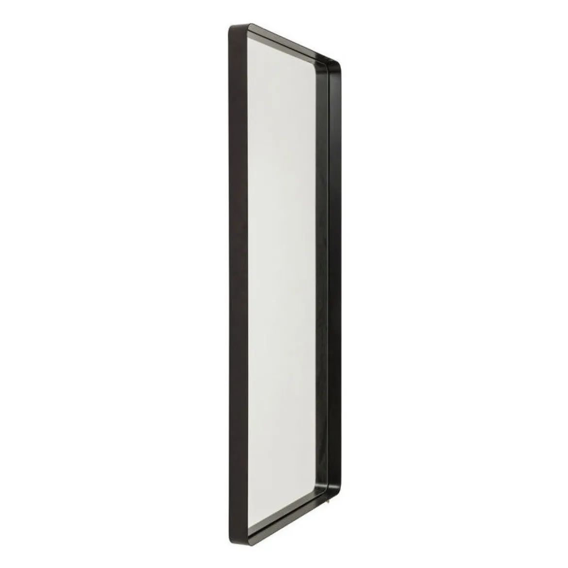Zwarte spiegel met opstaande rand - Kare Design Ombra Soft