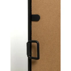 Zwarte spiegel met vakken - Kare Design Finestra