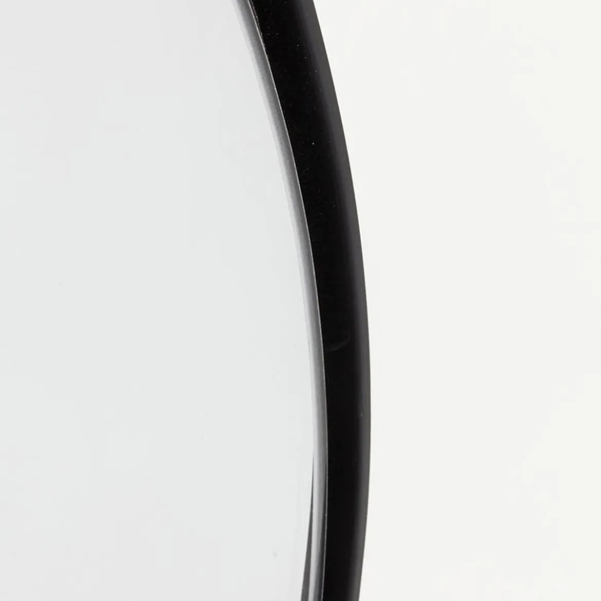Zwarte spiegel organisch 71x71cm - Kare Design Goteborg