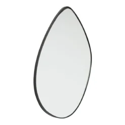 Zwarte spiegel organisch 71x71cm - Kare Design Goteborg