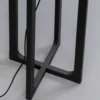 Zwarte vloerlamp met kruisvoet - Kare Design Timon