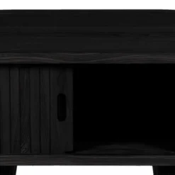 Zwart retro nachtkastje - Zuiver Barbier Black