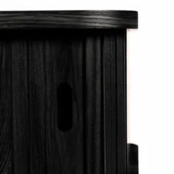 Zwart retro nachtkastje - Zuiver Barbier Black
