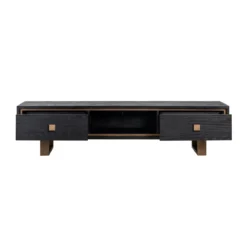 Zwart tv-meubel met goud - Richmond Interiors Hunter